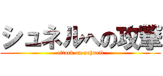 シュネルへの攻撃 (attack on schnell)