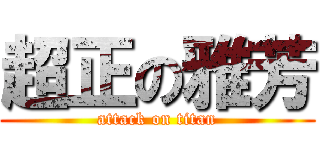 超正の雅芳 (attack on titan)