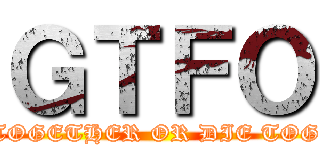 ＧＴＦＯ (WORK TOGETHER OR DIE TOGETHER)