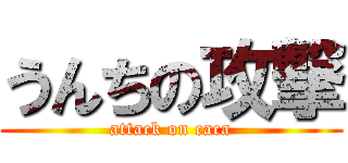 うんちの攻撃 (attack on caca)