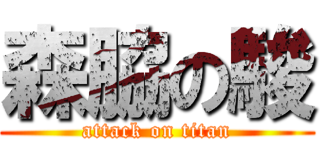 森脇の駿 (attack on titan)