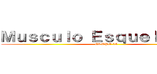 Ｍｕｓｃｕｌｏ Ｅｓｑｕｅｌéｔｉｃｏ (GRUPO 05)