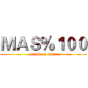 ＭＡＳ％１００ (attack on titan)