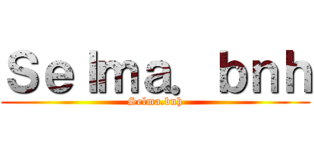 Ｓｅｌｍａ．ｂｎｈ (Selma.bnh)