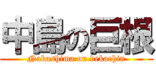 中島の巨根 (Nakashima on dekachin)