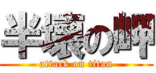 半壊の岬 (attack on titan)