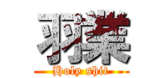 羽業 (Holy shit)