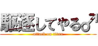 駆逐してやる♂ (attack on titan)