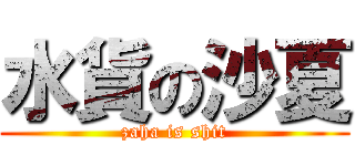 水貨の沙夏 (zaha is shit)