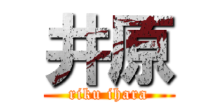 井原 (riku ihara)