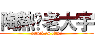陶熱褲老大宇 (attack on titan)