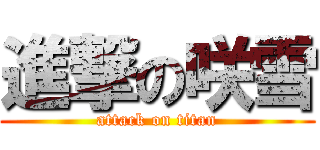 進撃の咲雪 (attack on titan)