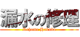 漏水の修理 (Rehome Hakuba)