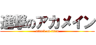 進撃のアカメイン (attack on titan)