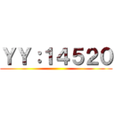 ＹＹ：１４５２０ ()
