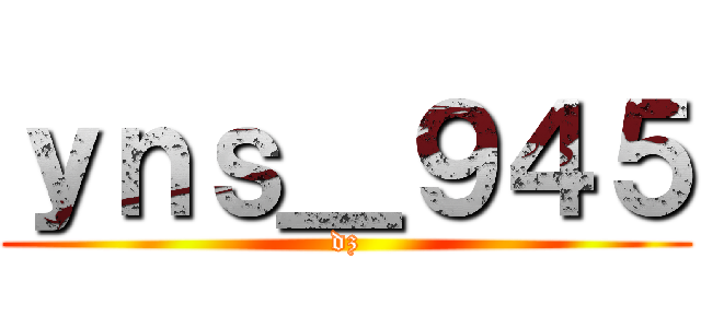 ｙｎｓ＿９４５ (dz)