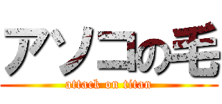 アソコの毛 (attack on titan)