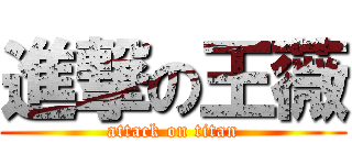 進撃の王薇 (attack on titan)