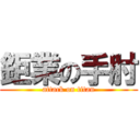 鉅業の手肘 (attack on titan)