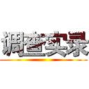 调查实录 ()
