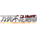 万死不足谢罪 (I'm so sorry)