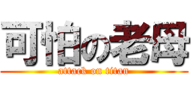 可怕の老母 (attack on titan)