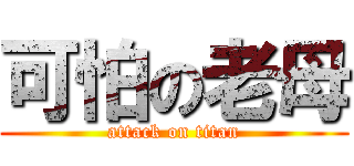 可怕の老母 (attack on titan)