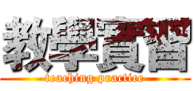 教學實習 (teaching practice)