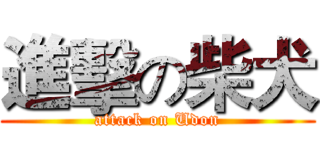 進擊の柴犬 (attack on Udon)