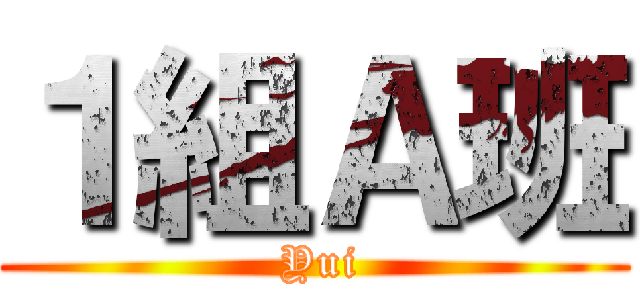 １組Ａ班 (  Yui )