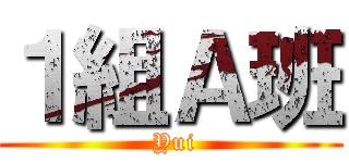 １組Ａ班 (  Yui )