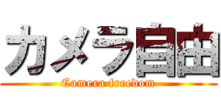 カメラ自由 (Camera freedom)