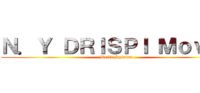 Ｎ．Ｙ ＤＲＩＳＰＩ Ｍｏｖｉｅ (Drift Spirits)