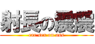 射長の震震 (car sex on ass)