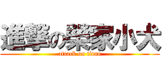 進撃の榮家小犬 (attack on titan)