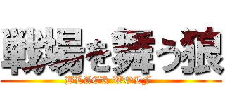 戦場を舞う狼 (BLACK WOLF )