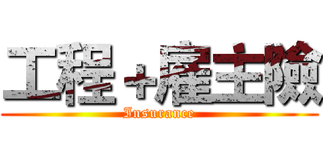 工程＋雇主險 (Insurance)