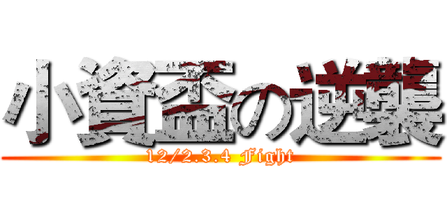 小資盃の逆襲 (12/2.3.4 Fight)