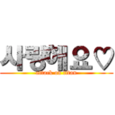 사랑해요♡ (attack on titan)