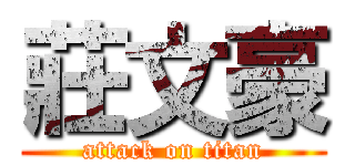 莊文豪 (attack on titan)