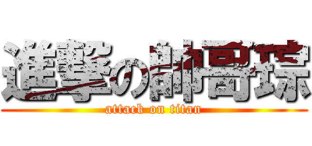 進撃の帥哥琮 (attack on titan)