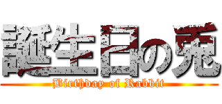 誕生日の兎 (Birthday of Rabbit)