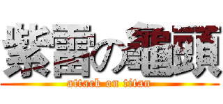 紫雷の龜頭 (attack on titan)