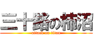 三十路の柿沼 (attack on titan)