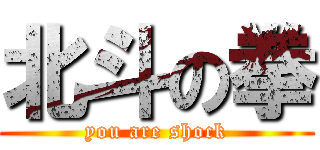 北斗の拳 (you are shock)