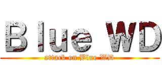 Ｂｌｕｅ ＷＤ (attack on Blue WD)