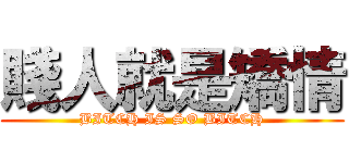 賤人就是矯情 (BITCH IS SO BITCH)