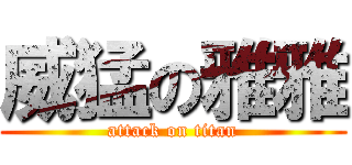 威猛の雅雅 (attack on titan)