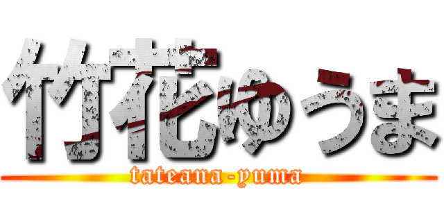 竹花ゆうま (tateana-yuma)