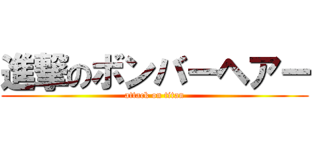 進撃のボンバーヘアー (attack on titan)